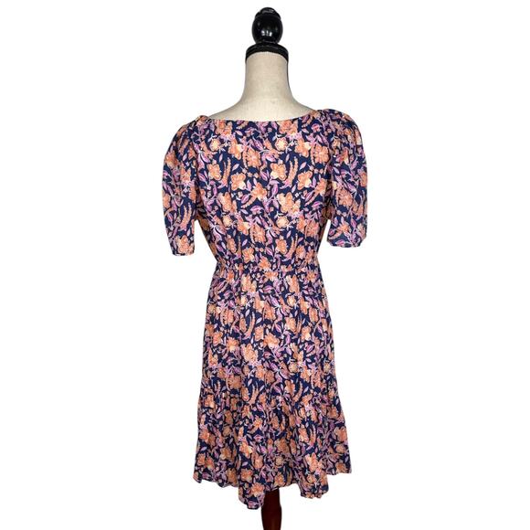 J. Crew Button-front cotton voile beach dress in painted block print    Size: M - Picture 5 of 6